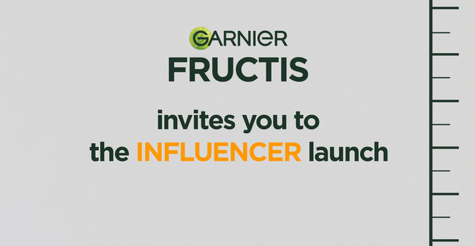 Garnier Fillers Influencer Launch